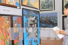 Ouverture de la 20e exposition des beaux-arts du delta du Mékong 