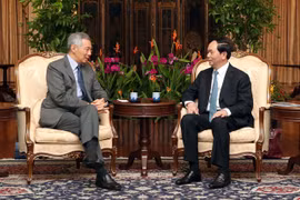 Déclaration de presse conjointe Vietnam-Singapour