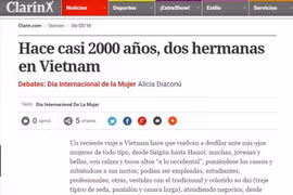 Un journal argentin honore les femmes vietnamiennes 