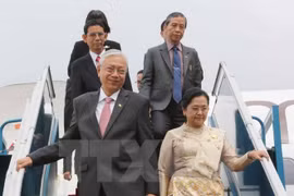Le président du Myanmar entame sa visite d'Etat au Vietnam 