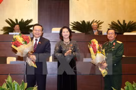 Do Ba Ty et Phung Quoc Hien élus vice-présidents de l’Assemblée nationale 