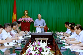 Nam Dinh doit se concentrer sur le rétablissement de la production après le typhon Mirinae