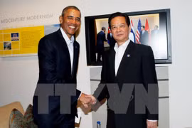 Sommet ASEAN-Etats-Unis : entrevue Nguyen Tan Dung-Barack Obama