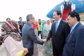 Le président Trân Dai Quang entame sa visite d’Etat au Brunei