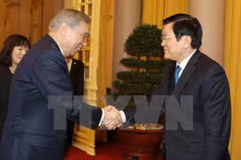 Le président Truong Tan Sang reçoit la délégation de la préfecture japonaise de Gunma 