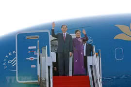Le président Trân Dai Quang arrive à Dacca pour sa visite d’Etat au Bangladesh