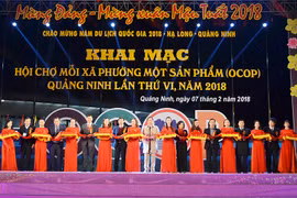 Ouverture de la foire OCOP de Quang Ninh 2018
