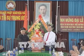 An Giang : célébration des 79 ans de l'Eglise bouddhique Hoa Hao