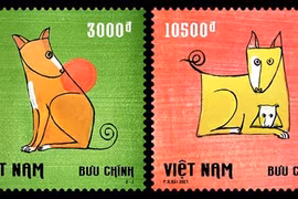 Nouveaux timbres pour l’Année du chien