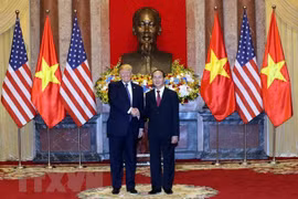 Photos du président Tran Dai Quang avec des dirigeants étrangers
