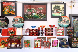 Projet de promotion de la marque d'art de la laque poncée vietnamienne