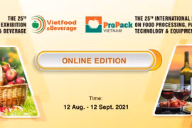 Bientôt le salon virtuel VietFood & Beverage – ProPack 2021