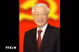 Le secrétaire général du Parti communiste du Vietnam, Nguyen Phu Trong. Photo: VNA