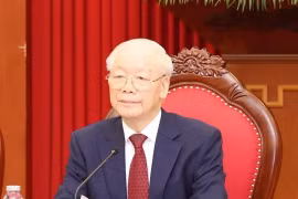 Le secrétaire général Nguyen Phu Trong. Photo: VNA