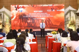 Le directeur général adjoint de VTV, Do Thanh Hai, lors de la conférence de presse le 30 septembre. Photo: VNA