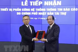 Le Vietnam reçoit de l'équipement japonais pour le système d'information du gouvernement