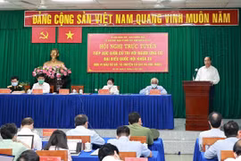Le président Nguyên Xuân Phuc à l’écoute des électeurs de Hô Chi Minh-Ville