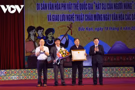 Le “chant de Sli des Nùng" de la province de Bac Kan est reconnu comme patrimoine immatériel national