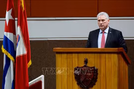 Vietnam-Cuba : message de félicitations de Nguyen Phu Trong à Miguel Diáz-Canel Bermúdez