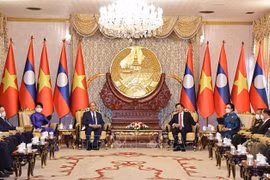 La visite au Laos du président vietnamien ''enregistre des résultats complets et substantiels''