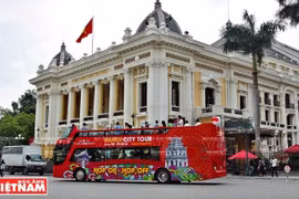 Hanoï : Tour de ville gratuit en bus à impérial pour les délégués des SEA Games 31 