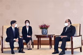 Entrevue entre le président Nguyen Xuan Phuc et l’empereur japonais