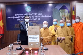 La Sangha bouddhiste du Vietnam au côté du peuple indien dans sa lutte contre le COVID-19