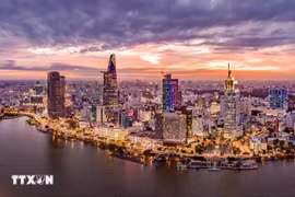 Un coin de Hô Chi Minh-Ville. Photo: VNA