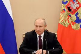 Le président russe Vladimir Poutine. Photo: TASS