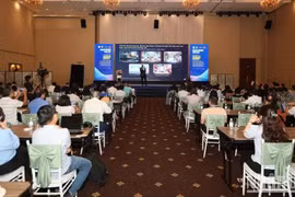 Lors du Forum international des entreprises innovantes à Ho Chi Minh-Ville. Photo: VNA