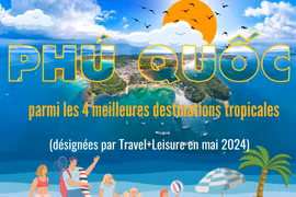 Phu Quoc parmi les quatre meilleurs destinations tropicales