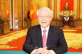 Le secrétaire général du Comité central du Parti communiste du Vietnam Nguyen Phu Trong. Photo : VNA