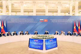 La troisième session de la Commission de coopération interparlementaire Vietnam-Russie. Photo : VNA