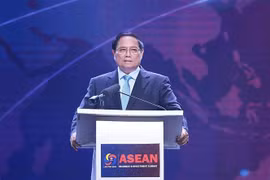 Le Premier ministre Pham Minh Chinh au Sommet des affaires et de l'investissement de l'ASEAN 2024. Photo : VNA