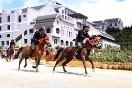 Lao Cai : Ouverture de la course hippique «Sabots de chevaux dans les nuages»