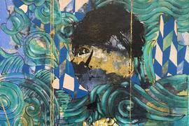 Un peintre vietnamien expose l'art abstrait à New York (Etats-Unis)