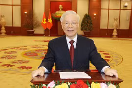 Le secrétaire général du Parti Nguyen Phu Trong adresse ses meilleurs voeux du Têt du Chat 2023