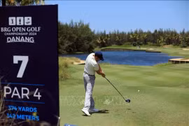Le championnat de golf BRG Open Danang 2024 a officiellement débuté le 29 août au Legend Danang Golf Resort. Photo : VNA