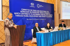 APEC : Du copieux au menu de la SOM 1 et des réunions connexes 