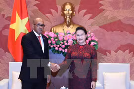 La présidente de l’AN reçoit l’ambassadeur cubain au Vietnam