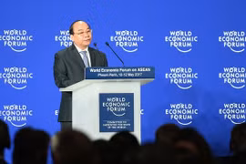 Le PM Nguyên Xuân Phuc présente sa vision au WEF ASEAN 2017