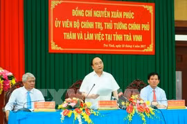 Le Premier ministre Nguyên Xuân Phuc travaille avec la province de Trà Vinh