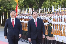 Le président Trân Dai Quang achève une visite fructueuse en Chine