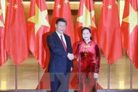 Vietnam-Chine : Entrevue entre Nguyên Thi Kim Ngân et Xi Jinping