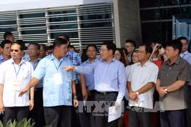Le vice-PM Pham Binh Minh inspecte les préparatifs de la Semaine des dirigeants de l’APEC 2017