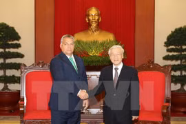 Des dirigeants vietnamiens reçoivent le Premier ministre hongrois