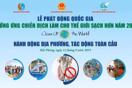 Cérémonie nationale en écho de la campagne Clean Up the World 2019
