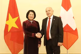 Entrevue entre la vice-présidente vietnamienne et le président de la Confédération suisse
