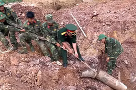 Appel à la lutte contre les bombes et les mines à Quang Tri