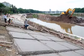 Hanoi: Mise en service d’ouvrages d’évacuation des eaux avant la saison des pluies 